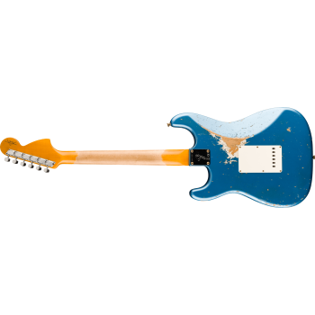 FENDER CUSTOM SHOP 1969 Stratocaster Heavy Relic 1-Piece Quartersawn Maple Neck Aged Lake Placid Blue avec Matching Headcap
