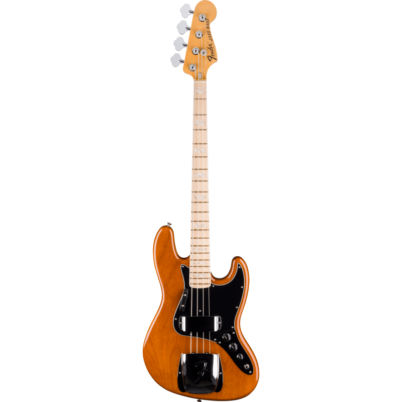 FENDER CUSTOM SHOP 1975 Jazz Bass NOS touche erable Faded Walnut