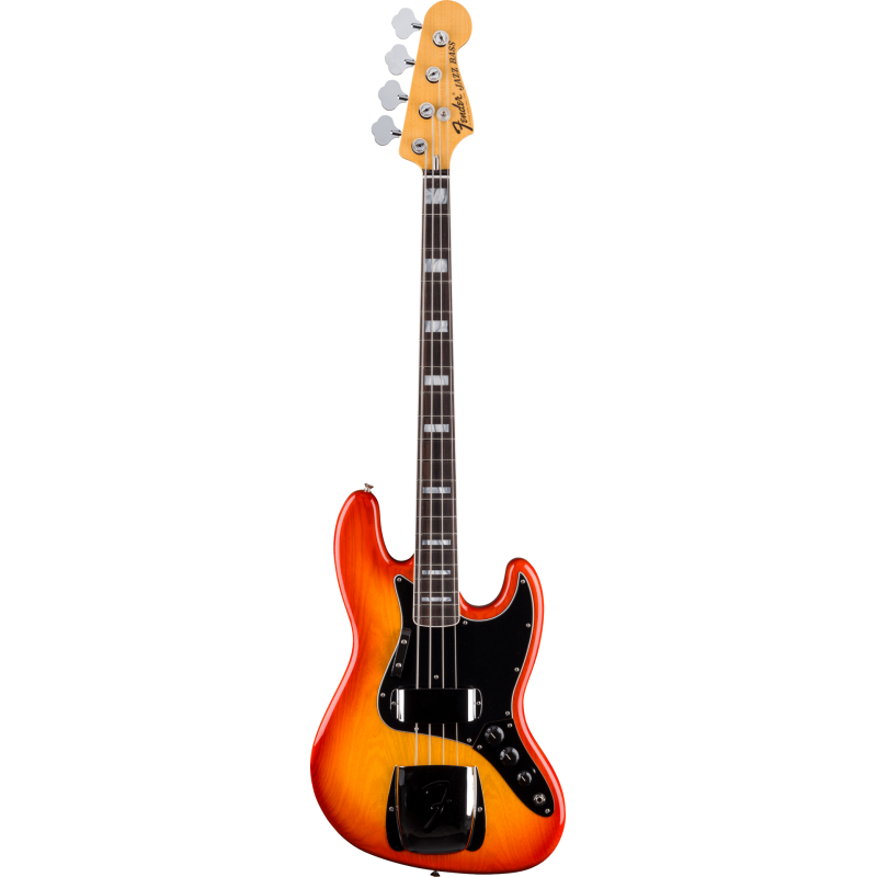 FENDER CUSTOM SHOP 1975 Jazz Bass NOS touche palissandre Faded Cherry Sunburst