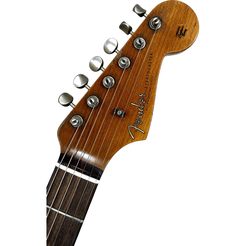 FENDER CUSTOM SHOP 61 Stratocaster Super heavy Relic black over sunburst