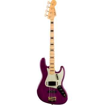 FENDER CUSTOM SHOP American Custom Jazz Bass NOS Quartersawn touche erable Purple Transparent