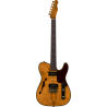 FENDER CUSTOM SHOP Artisan Dual P90 Maple Burl Tele NOS touche palissandre Aged Natural