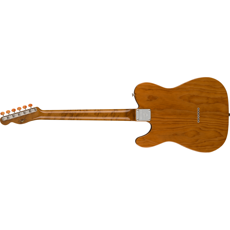 FENDER CUSTOM SHOP Artisan Knotty Pine Tele Thinline AAA touche palissandre Aged Natural