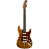 FENDER CUSTOM SHOP Artisan Koa Thinline Stratocaster Roasted Ash Body avec 4A Figured Koa Top Ebony Fingerboard Aged Natural NOS