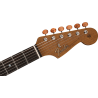 FENDER CUSTOM SHOP Artisan Koa Thinline Stratocaster Roasted Ash Body avec 4A Figured Koa Top Ebony Fingerboard Aged Natural NOS