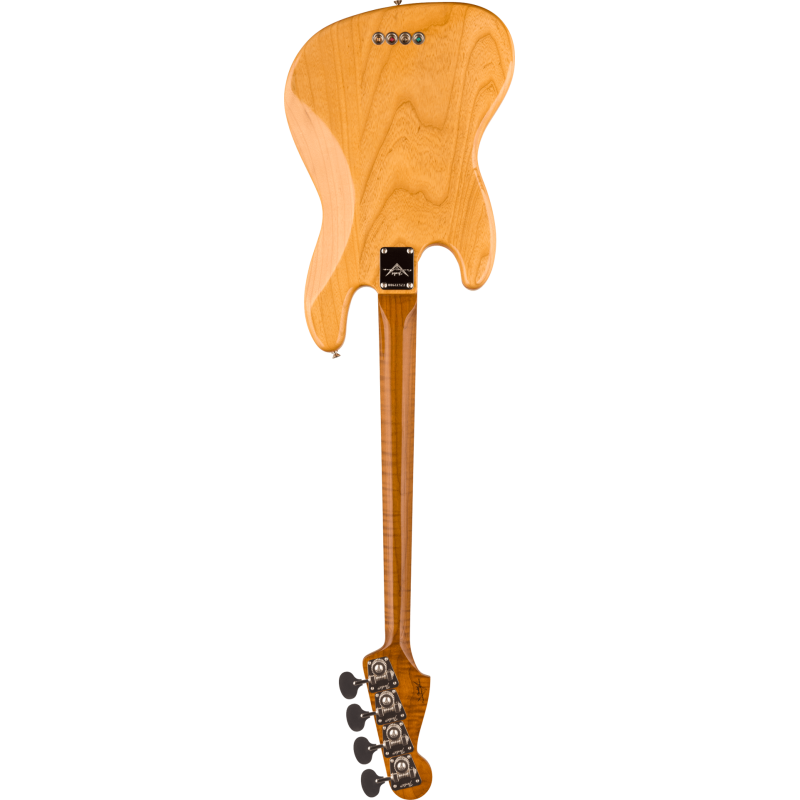 FENDER CUSTOM SHOP Artisan Maple Burl Jazz Bass 3A touche palissandre Aged Natural