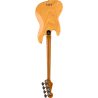 FENDER CUSTOM SHOP Artisan Maple Burl Jazz Bass 3A touche palissandre Aged Natural