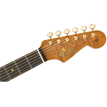 FENDER CUSTOM SHOP Artisan Maple Burl Strat NOS Ebony Madagascar Fingerboard Aged Natural