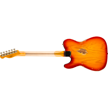 FENDER CUSTOM SHOP CuNiFe Blackguard Bigsby Tele Heavy Relic 1-Piece Quartersawn Maple Neck Aged Cherry Sunburst