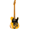 FENDER CUSTOM SHOP CuNiFe Blackguard Bigsby Tele Heavy Relic 1-Piece Quartersawn Maple Neck Aged Nocaster Blonde