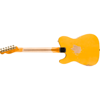FENDER CUSTOM SHOP CuNiFe Blackguard Bigsby Tele Heavy Relic 1-Piece Quartersawn Maple Neck Aged Nocaster Blonde