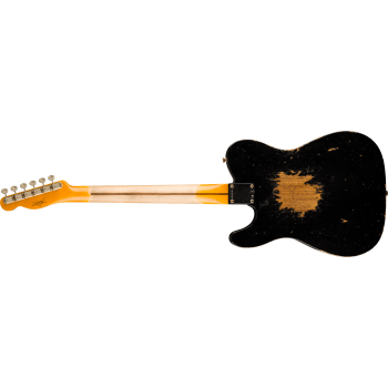 FENDER CUSTOM SHOP CuNiFe Blackguard Bigsby Tele Heavy Relic 1-Piece Quartersawn Maple Neck Black