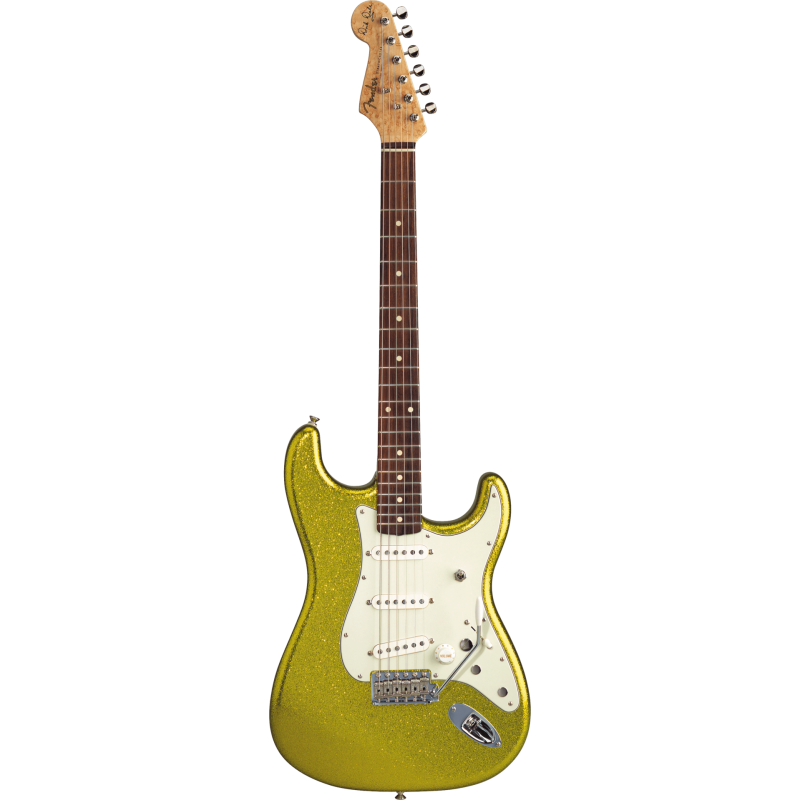 FENDER CUSTOM SHOP Dick Dale Stratocaster touche palissandre Chartreuse Sparkle