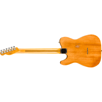 FENDER CUSTOM SHOP Dual Stack HS Tele Relic 3A touche palissandre Green Sparkle Top avec Natural Body