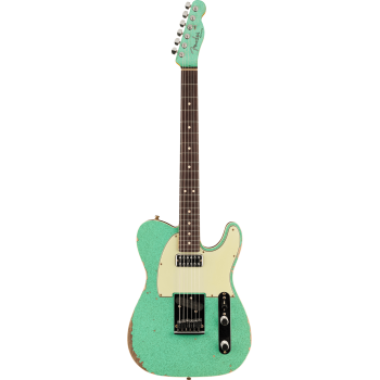 FENDER CUSTOM SHOP Dual Stack HS Tele Relic 3A touche palissandre Sea Foam Sparkle