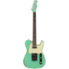 FENDER CUSTOM SHOP Dual Stack HS Tele Relic 3A touche palissandre Sea Foam Sparkle
