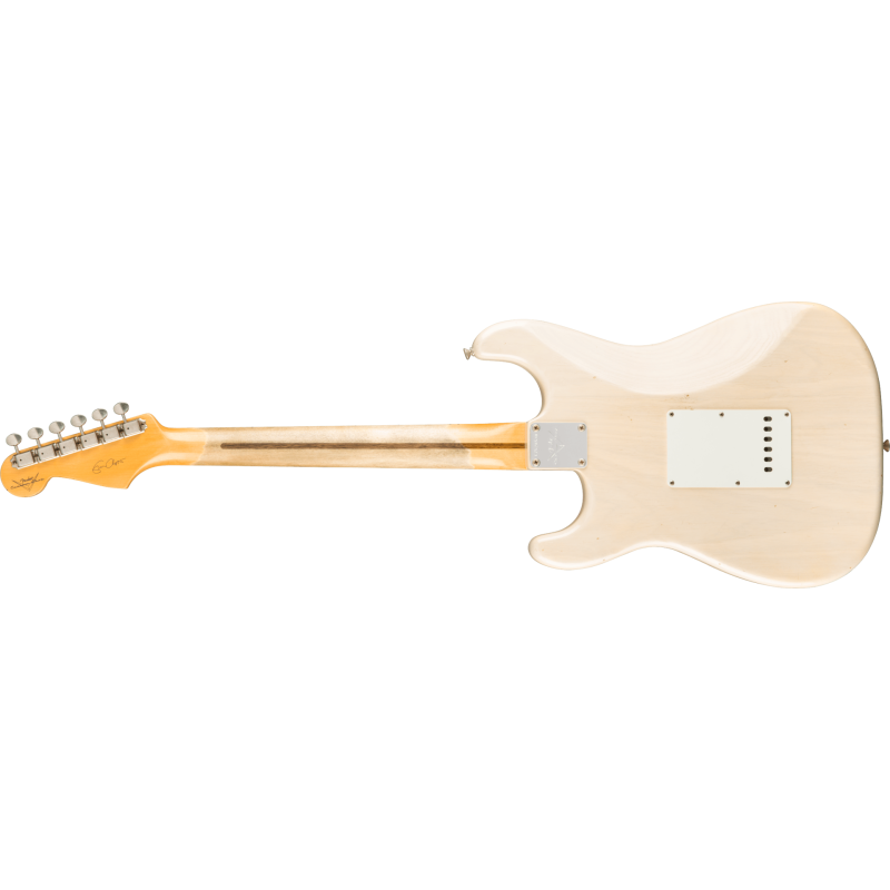 FENDER CUSTOM SHOP Eric Clapton Signature Stratocaster Journeyman Relic touche erable Aged White Blonde