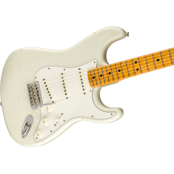 FENDER CUSTOM SHOP Jimi Hendrix Voodoo Child Signature Stratocaster Journeyman Relic touche erable Olympic White