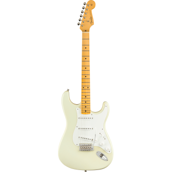 FENDER CUSTOM SHOP Jimmie Vaughan Stratocaster touche erable Aged Olympic White