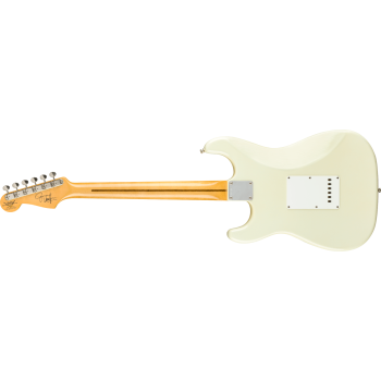 FENDER CUSTOM SHOP Jimmie Vaughan Stratocaster touche erable Aged Olympic White