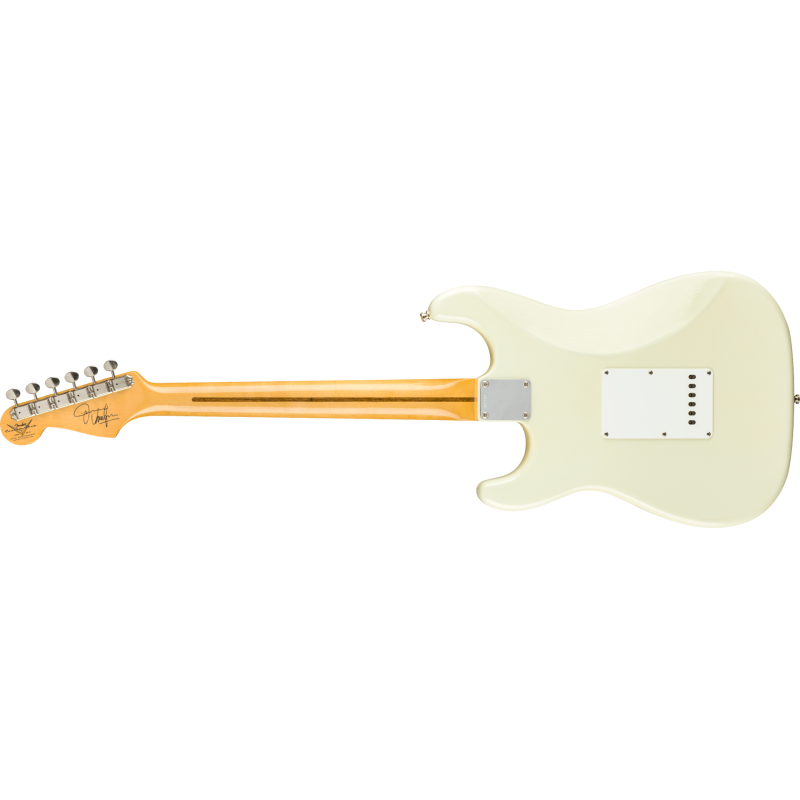 FENDER CUSTOM SHOP Jimmie Vaughan Stratocaster touche erable Aged Olympic White