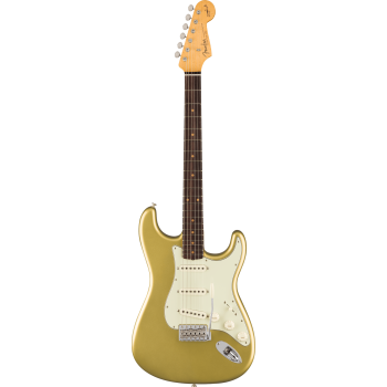 FENDER CUSTOM SHOP Johnny A. Signature Stratocaster Time Capsule Round-Laminated 3A touche palissandre Lydian Gold Metallic