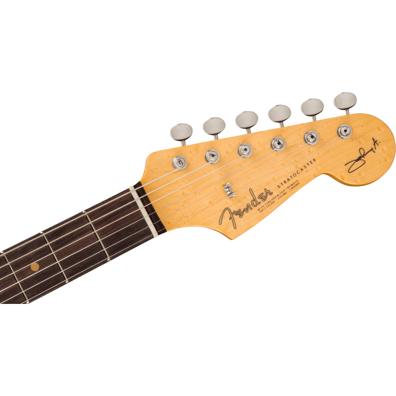 FENDER CUSTOM SHOP Johnny A. Signature Stratocaster Time Capsule Round-Laminated 3A touche palissandre Lydian Gold Metallic