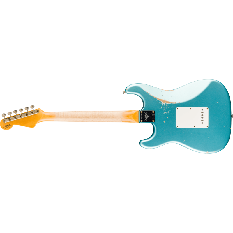 FENDER CUSTOM SHOP Limited Edition '59 Stratocaster HSS Relic touche palissandre Daphne Blue Metallic