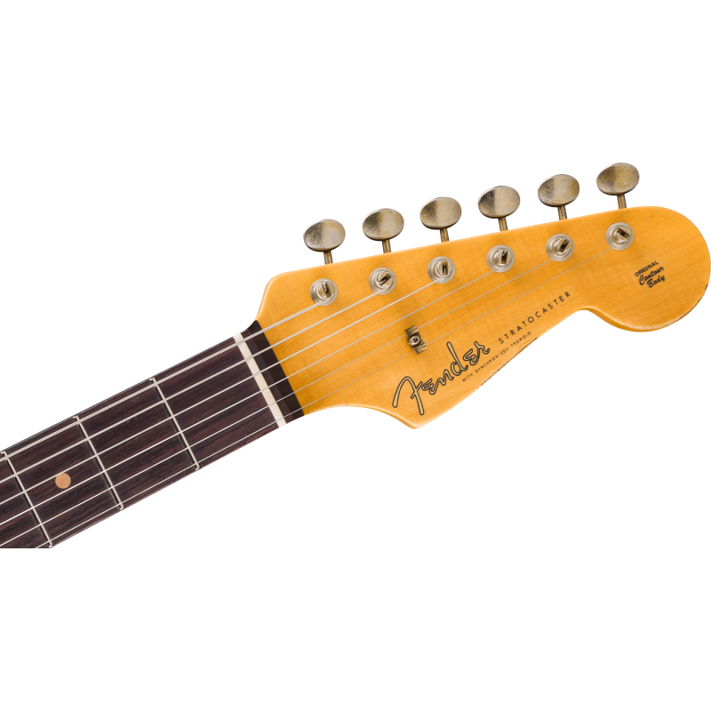 FENDER CUSTOM SHOP Limited Edition '59 Stratocaster HSS Relic touche palissandre Daphne Blue Metallic