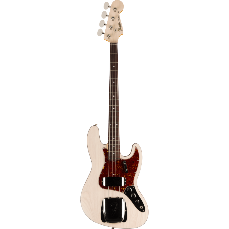 FENDER CUSTOM SHOP Limited Edition '60s Jazz Bass DLX Closet Classic 3A touche palissandre Aged White Blonde