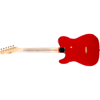 FENDER CUSTOM SHOP Limited Edition Hotshot Telecaster Relic 1-Piece Quartersawn Maple Neck Aged Cimarron Red