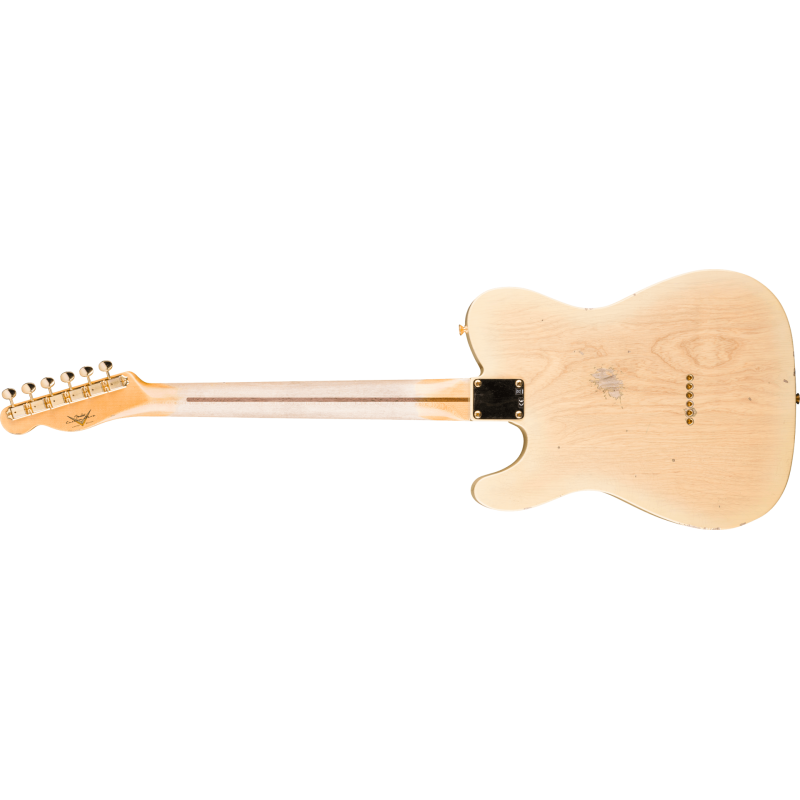 FENDER CUSTOM SHOP Limited Edition Hotshot Telecaster Relic 1-Piece Quartersawn Maple Neck Aged Natural Blonde