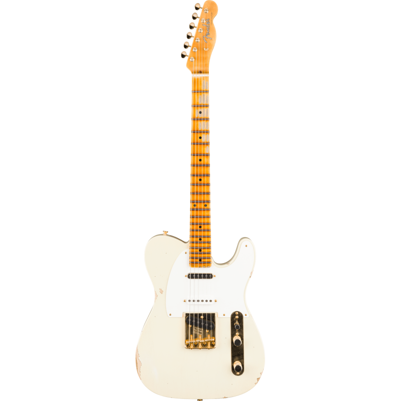 FENDER CUSTOM SHOP Limited Edition Hotshot Telecaster Relic 1-Piece Quartersawn Maple Neck Aged Tomatillo Green