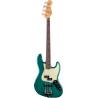 FENDER CUSTOM SHOP Limited Edition Jazz Bass Special Journeyman Relic touche palissandre Teal Green Transparent