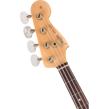 FENDER CUSTOM SHOP Limited Edition Jazz Bass Special Journeyman Relic touche palissandre Teal Green Transparent