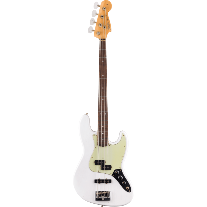 FENDER CUSTOM SHOP Limited Edition Jazz Bass Special Journeyman Relic touche palissandre White Blonde