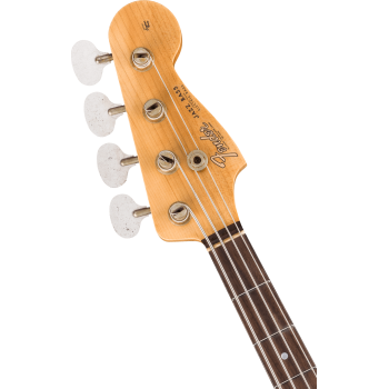 FENDER CUSTOM SHOP Limited Edition Jazz Bass Special Journeyman Relic touche palissandre White Blonde