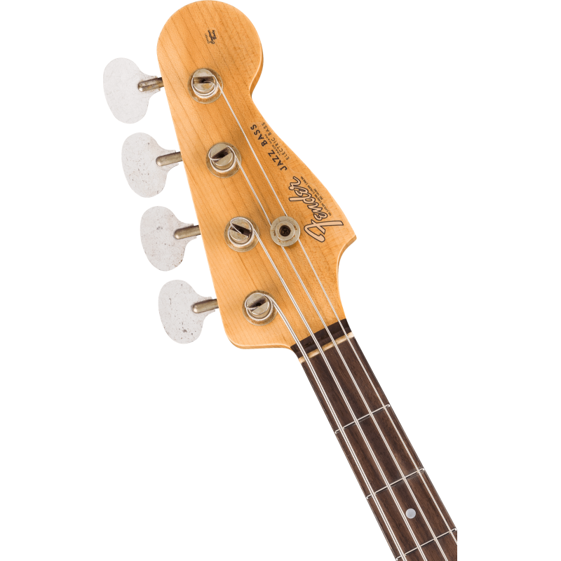 FENDER CUSTOM SHOP Limited Edition Jazz Bass Special Journeyman Relic touche palissandre White Blonde