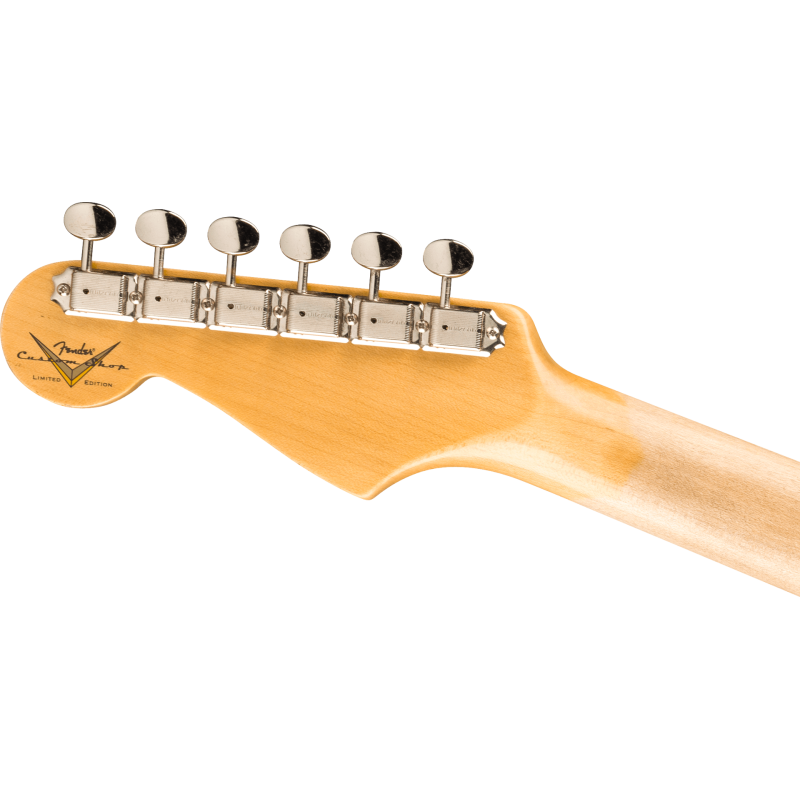 FENDER CUSTOM SHOP Limited Edition Roasted Stratocaster Journeyman Relic avec Closet Classic Hardware touche palissandre Black