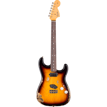 FENDER CUSTOM SHOP Limited Edition Strat SH Heavy Relic touche palissandre Aged 2-Color Sunburst