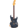 FENDER CUSTOM SHOP Limited Edition Strat SH Heavy Relic touche palissandre Aged Charcoal Frost Metallic