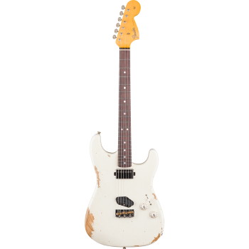 FENDER CUSTOM SHOP Limited Edition Strat SH Heavy Relic touche palissandre Aged Olympic White
