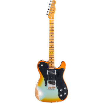 FENDER CUSTOM SHOP Limited Edition Telecaster Custom Super Heavy Relic 1-Piece Quartersawn Maple Neck Twilight Sky