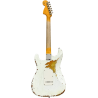 FENDER CUSTOM SHOP LTD 67 STRAT Heavy Relic - Aged Olympic White over Sunburst