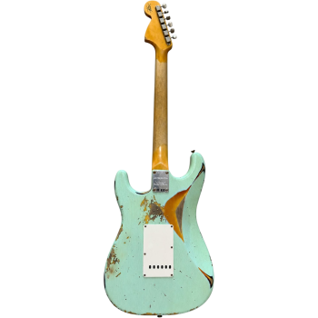 FENDER CUSTOM SHOP LTD 67 STRAT Heavy Relic - Aged Surf Green Over Sunburst