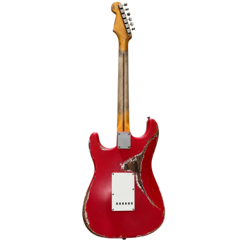 FENDER CUSTOM SHOP Strat '63 Heavy Relic Fiesta Red Masterbuilt Andy Hicks
