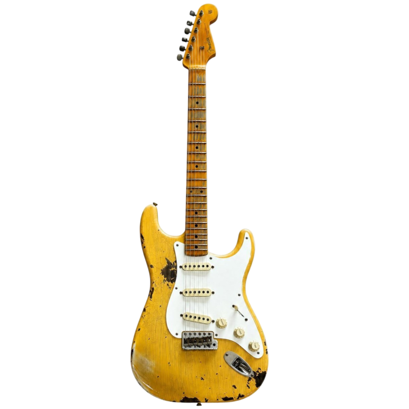 FENDER CUSTOM SHOP Stratocaster 1957 Heavy RelicAged Nocaster blonde