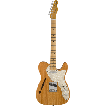 FENDER CUSTOM SHOP Vintage Custom 1968 Telecaster Thinline Round-Laminated touche erable Aged Natural