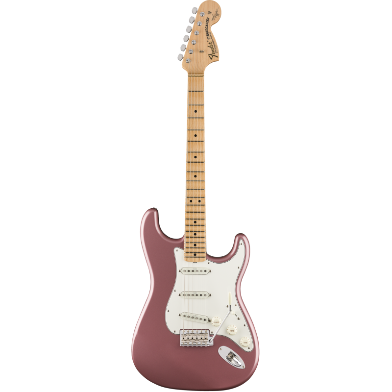 FENDER CUSTOM SHOP Yngwie Malmsteen Signature Stratocaster Scalloped touche erable Burgundy Mist Metallic
