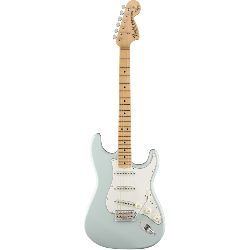 FENDER CUSTOM SHOP Yngwie Malmsteen Signature Stratocaster Scalloped touche erable Sonic Blue